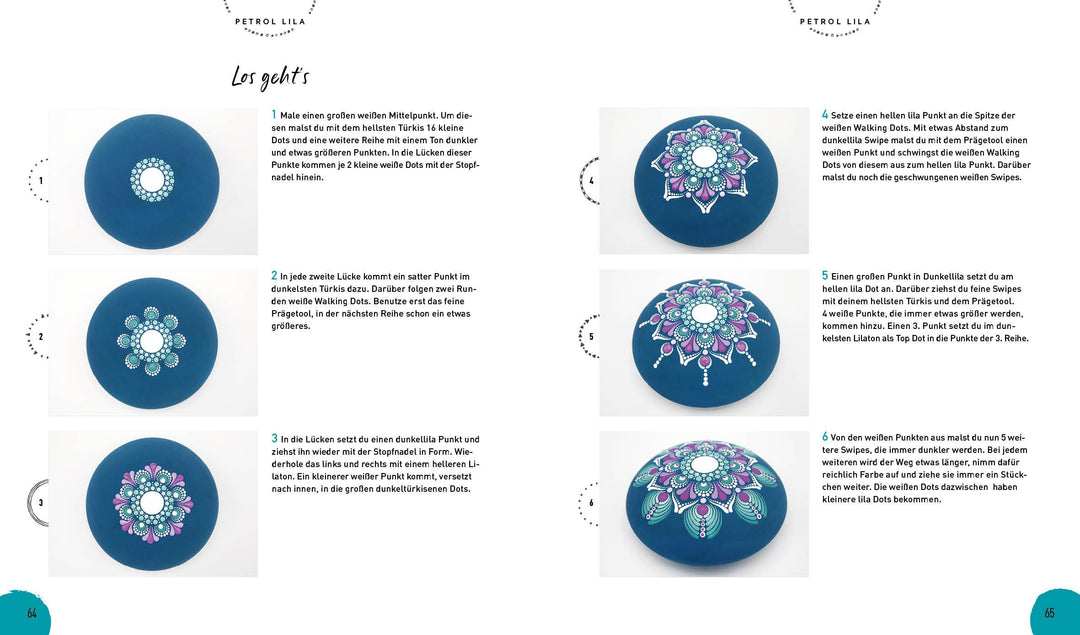 Steine bemalen - Mandala - Band 2 | Berstling, Anette