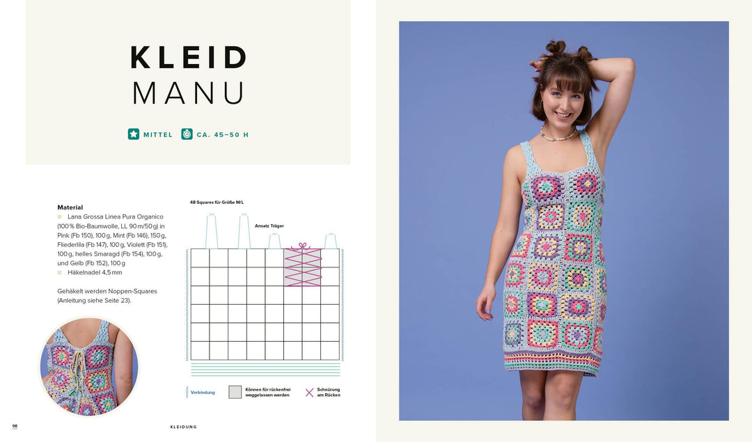 Quadratisch, praktisch, Granny Squares! 15 Häkelprojekte | 40 Muster | 1000 ...