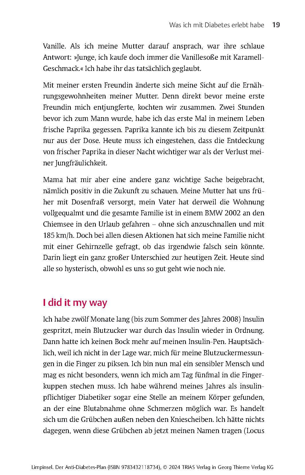 Der Anti-Diabetes-Plan | Limpinsel, Rainer