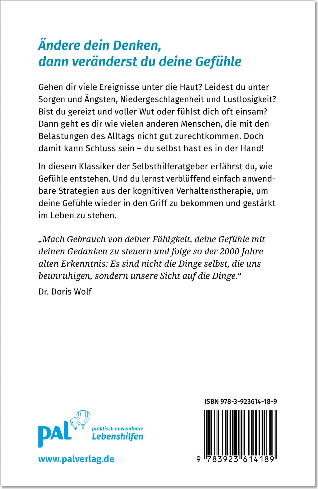 Gefühle verstehen, Probleme bewältigen | Wolf, Doris | Merkle, Rolf