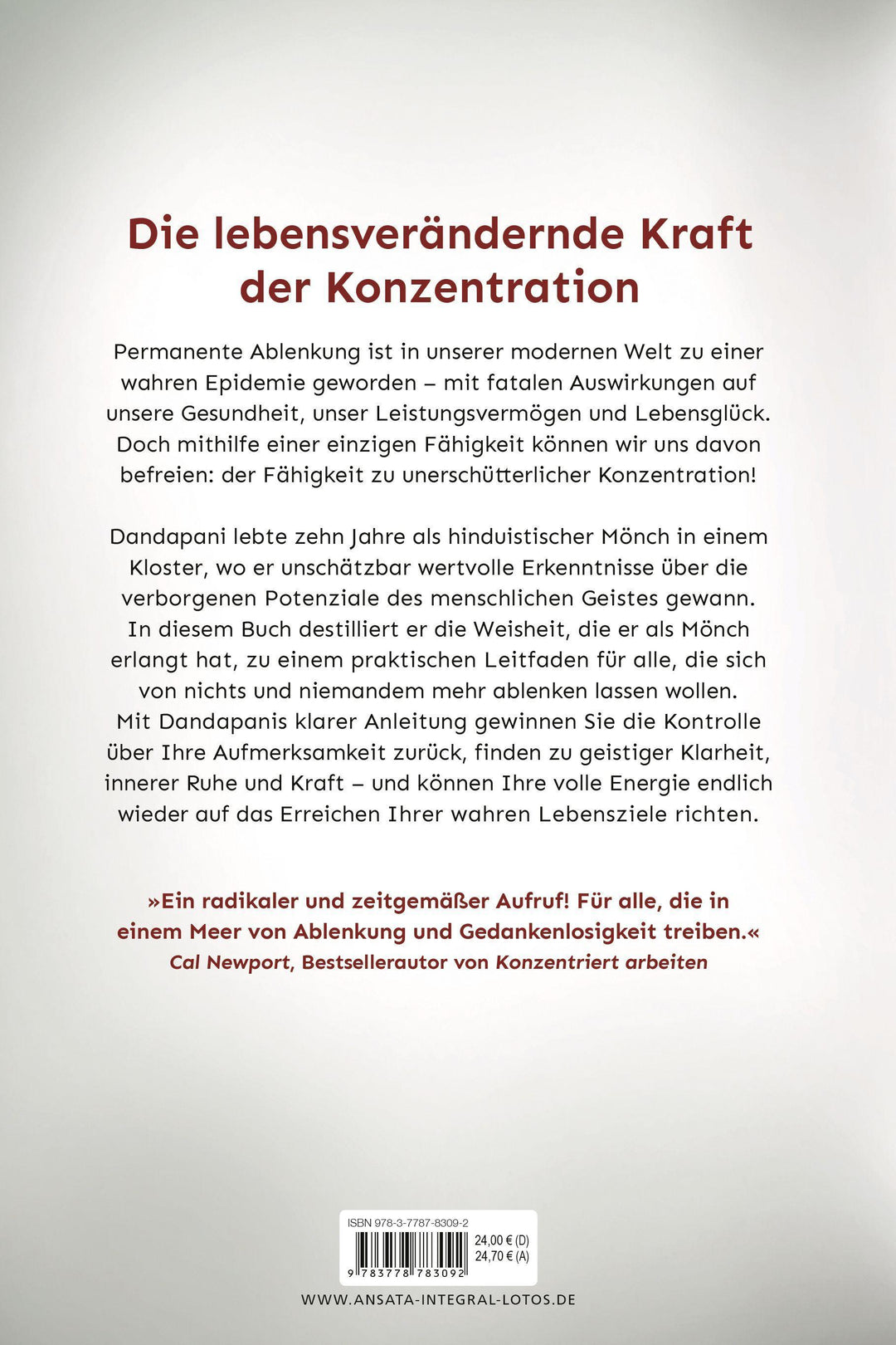 Fokus. Die Kraft der Konzentration | Dandapani