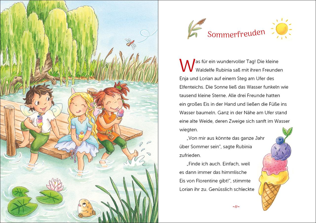 Rubinia Wunderherz, die mutige Waldelfe (Band 5) - Der geheimnisvolle Eiszau...