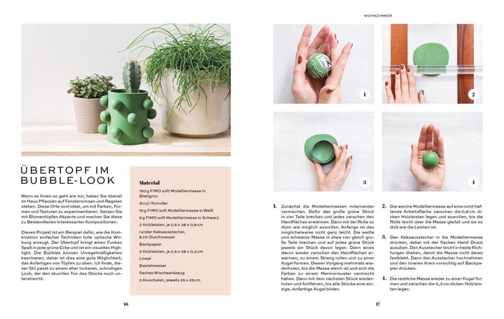 Einfach Töpfern ohne Brennen | Stone, Francesca