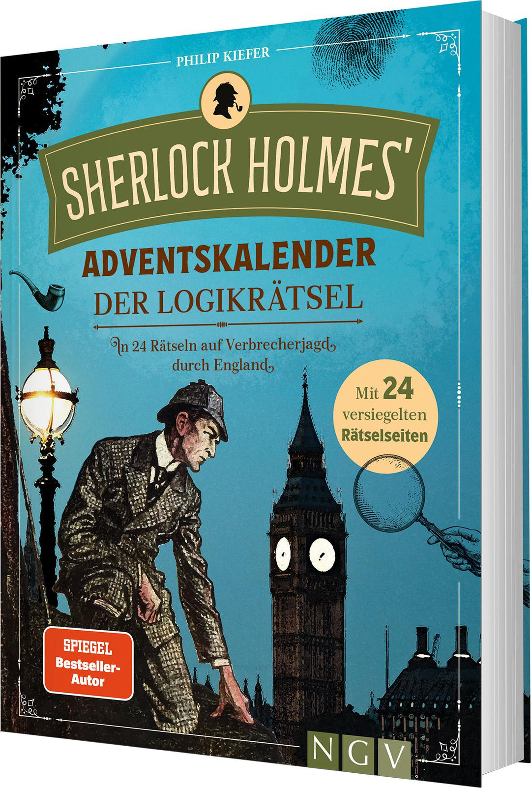Sherlock Holmes' Adventskalender der Logikrätsel | Kiefer, Philip