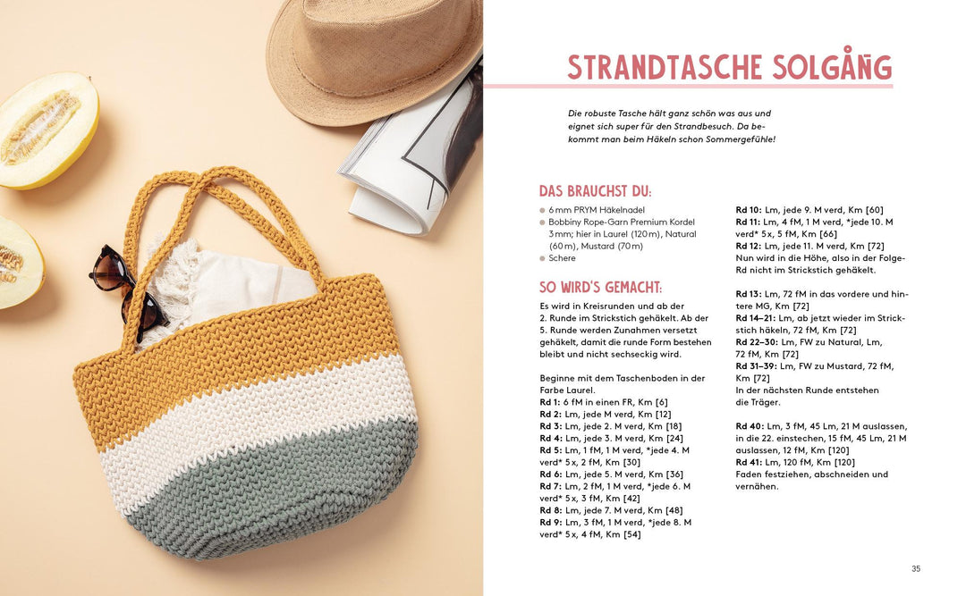 Hej. Mit Rope-Garn häkeln super easy | Nar, Natalie