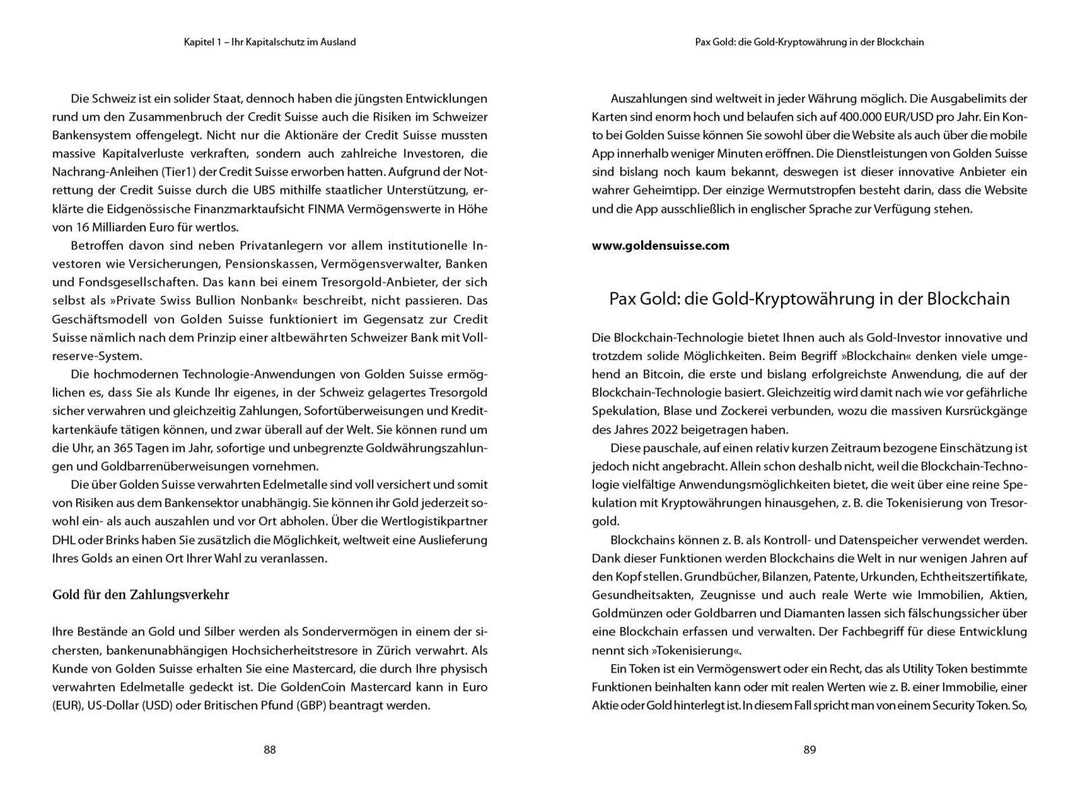 Kapitalschutz first | Miller, Markus