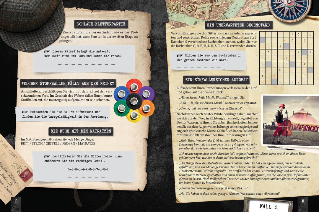 Detective Games - Löse die Fälle! | Guichard, Pascal | Lecreux, Michèle | Ro...