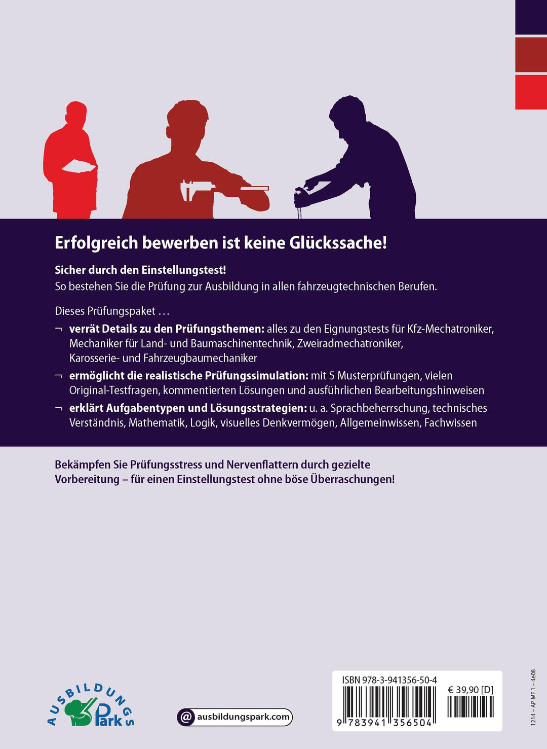 Der Einstellungstest / Eignungstest zur Ausbildung zum Kfz-Mechatroniker, Me...