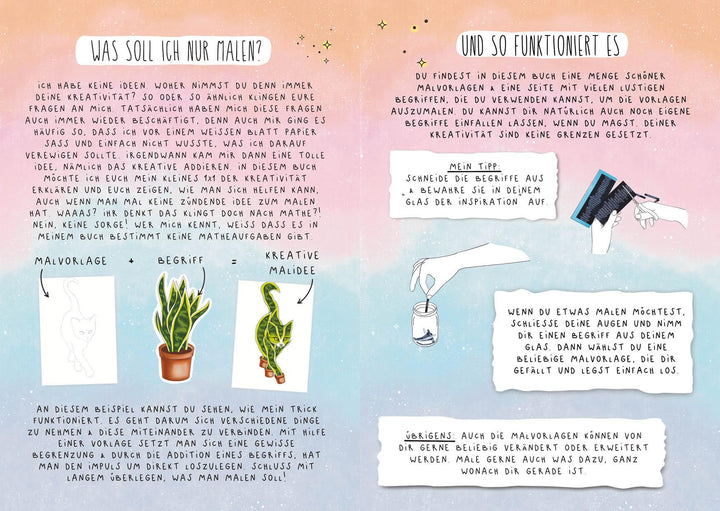 Dein verrücktes Zeichenbuch - Draw me ... fruity, slimy, shiny, planty - Von...