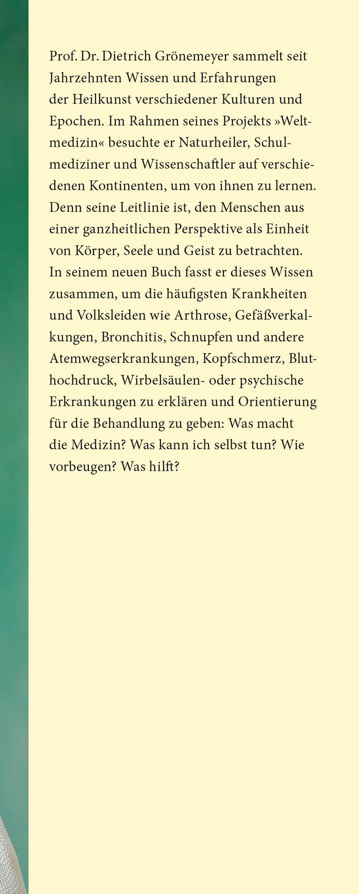 Naturmedizin und Schulmedizin! | Grönemeyer, Dietrich