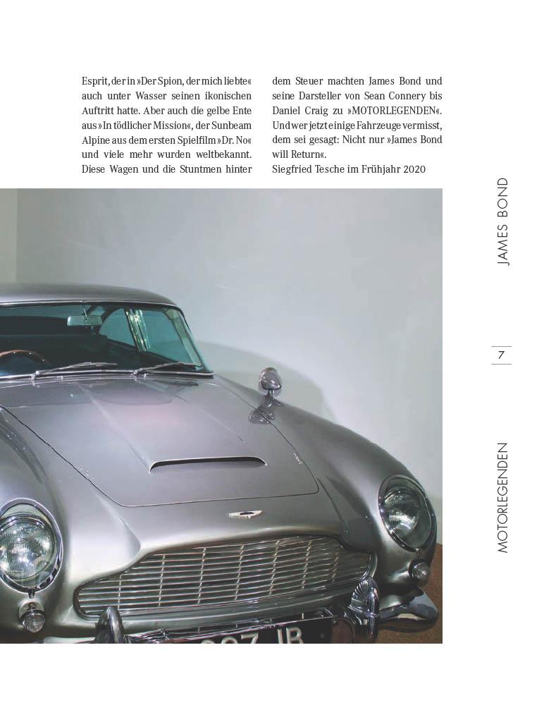 Motorlegenden - James Bond | Tesche, Siegfried