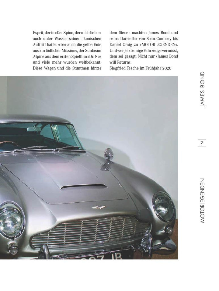 Motorlegenden - James Bond | Tesche, Siegfried
