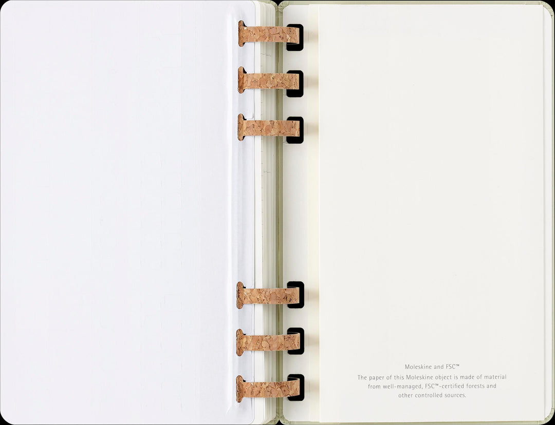 Moleskine 12 Monate Studienplaner mit Spiralbindung 2026, L/A5, Fester Einba...