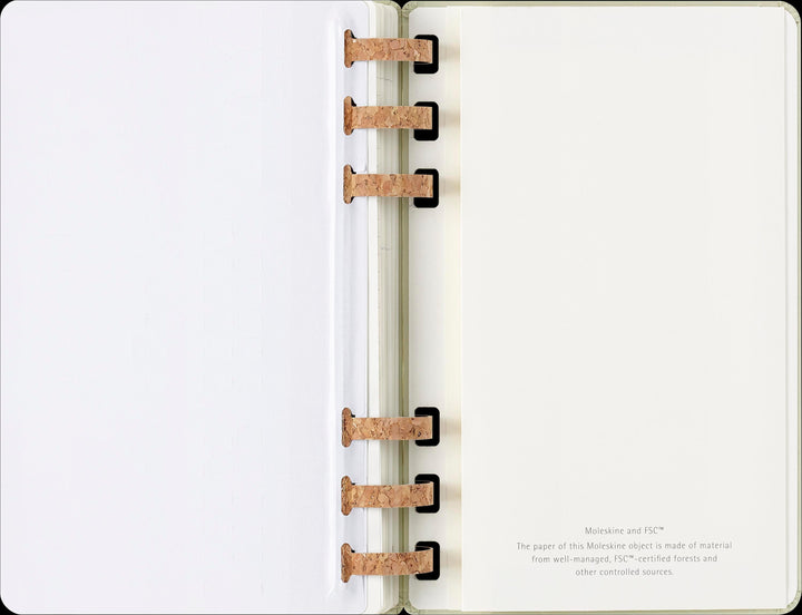 Moleskine 12 Monate Studienplaner mit Spiralbindung 2026, L/A5, Fester Einba...