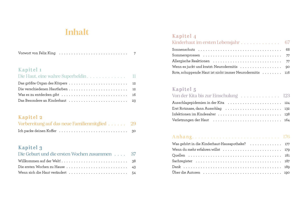 1×1 der Kinderhaut | Braun, Tatjana | King, Felix