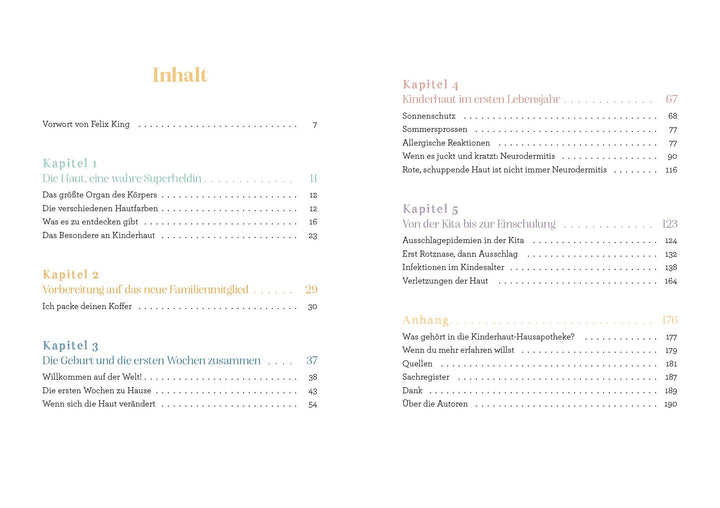 1×1 der Kinderhaut | Braun, Tatjana | King, Felix