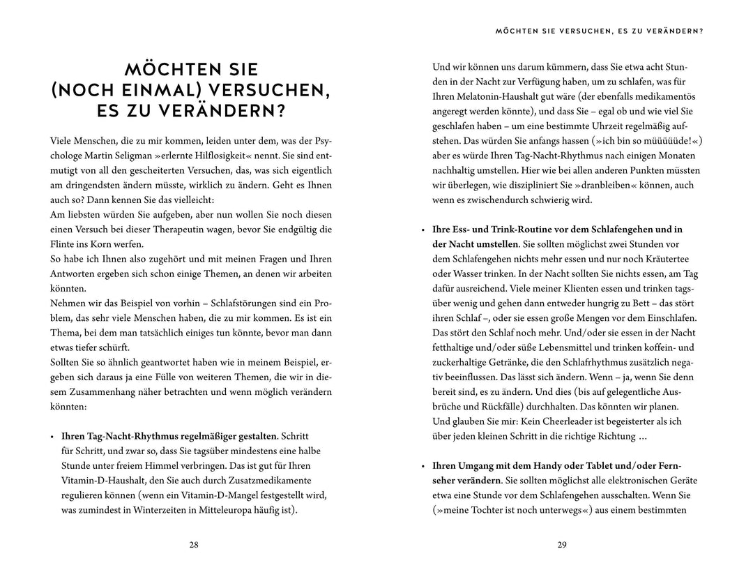 Möchten Sie mit mir darüber sprechen? | Huber, Michaela