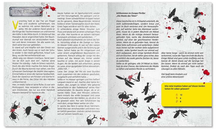 Escape-Adventskalender - Die Maske des Toten | Uhlenbrock, Andreas