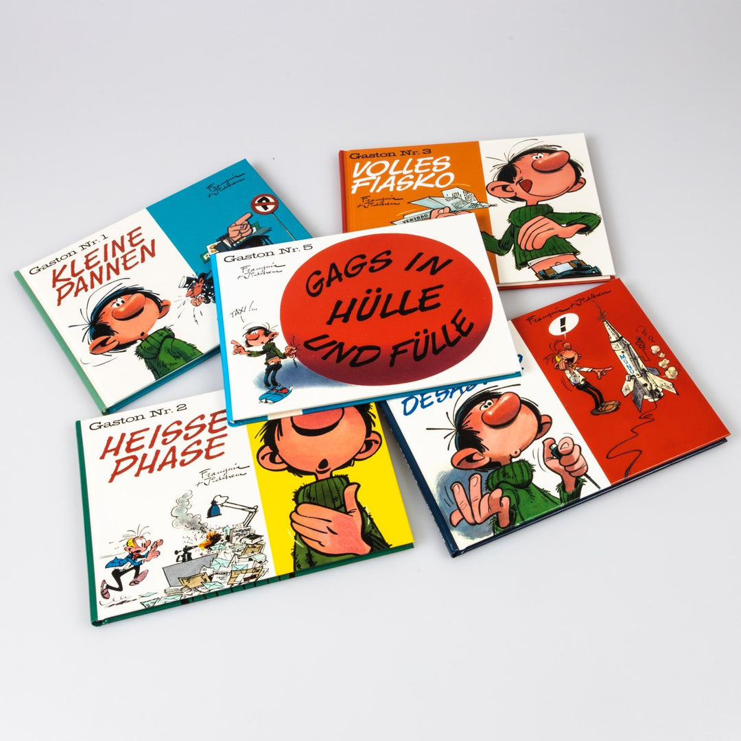 Gaston im Schuber (Hochwertige Jubiläumsedition 100 Jahre Franquin) | Franqu...