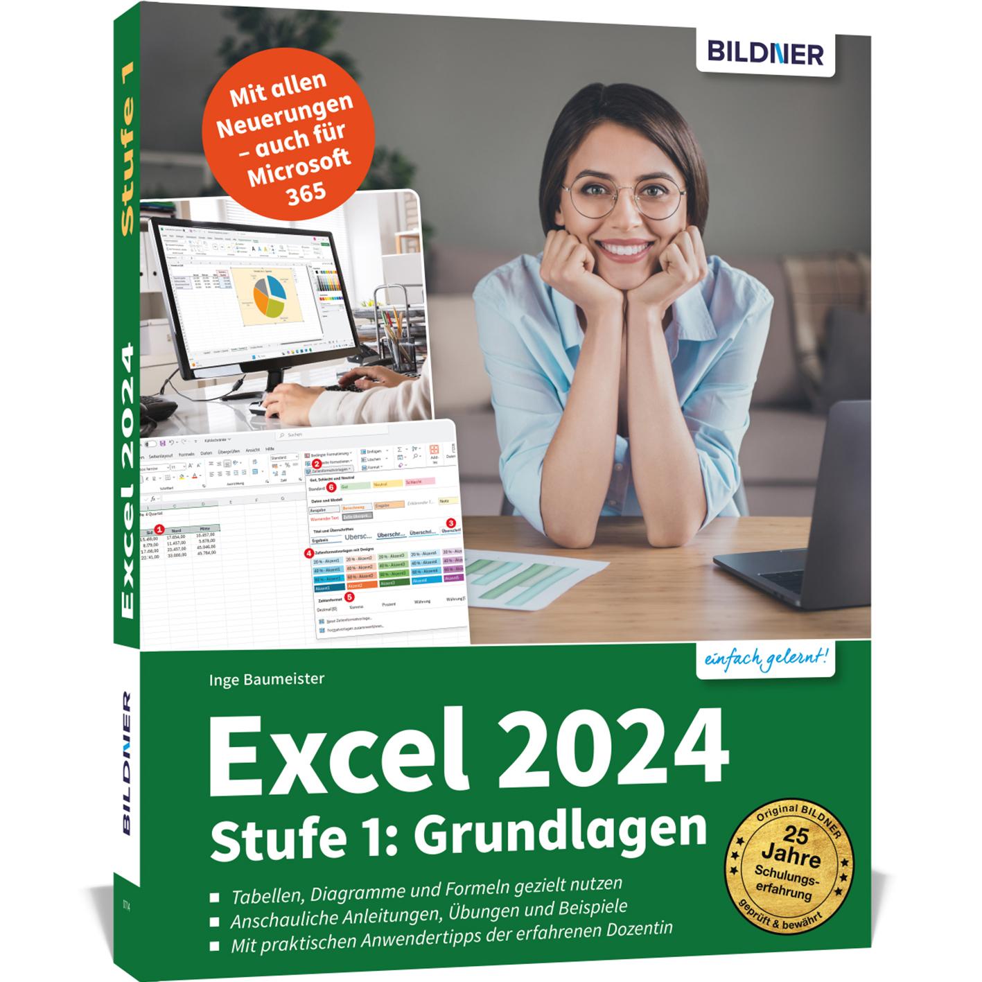Excel 2024 - Stufe 1: Grundlagen | Baumeister, Inge