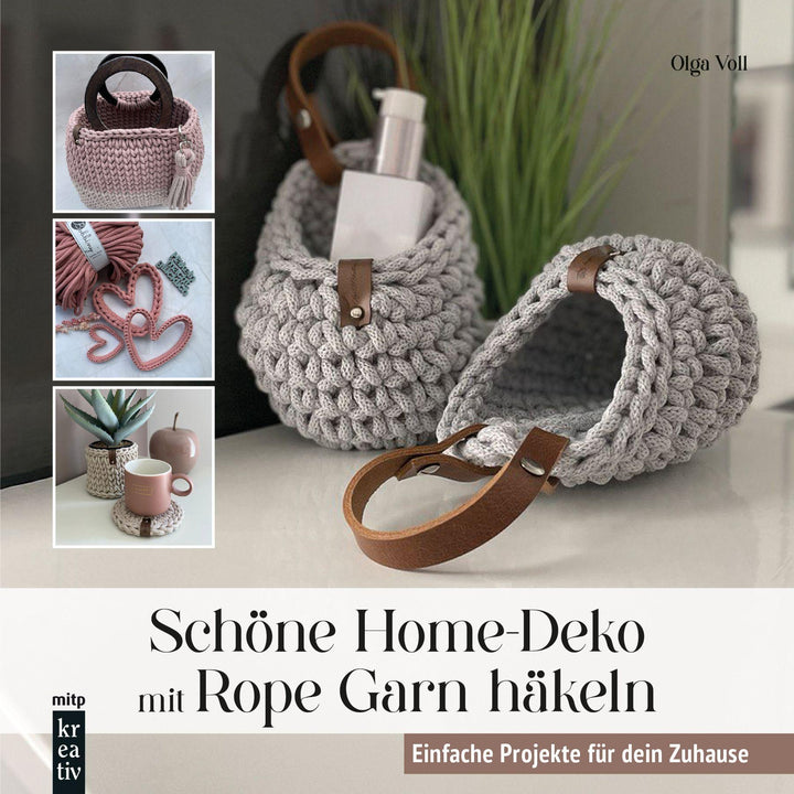 Schöne Home-Deko mit Rope Garn häkeln | Voll, Olga