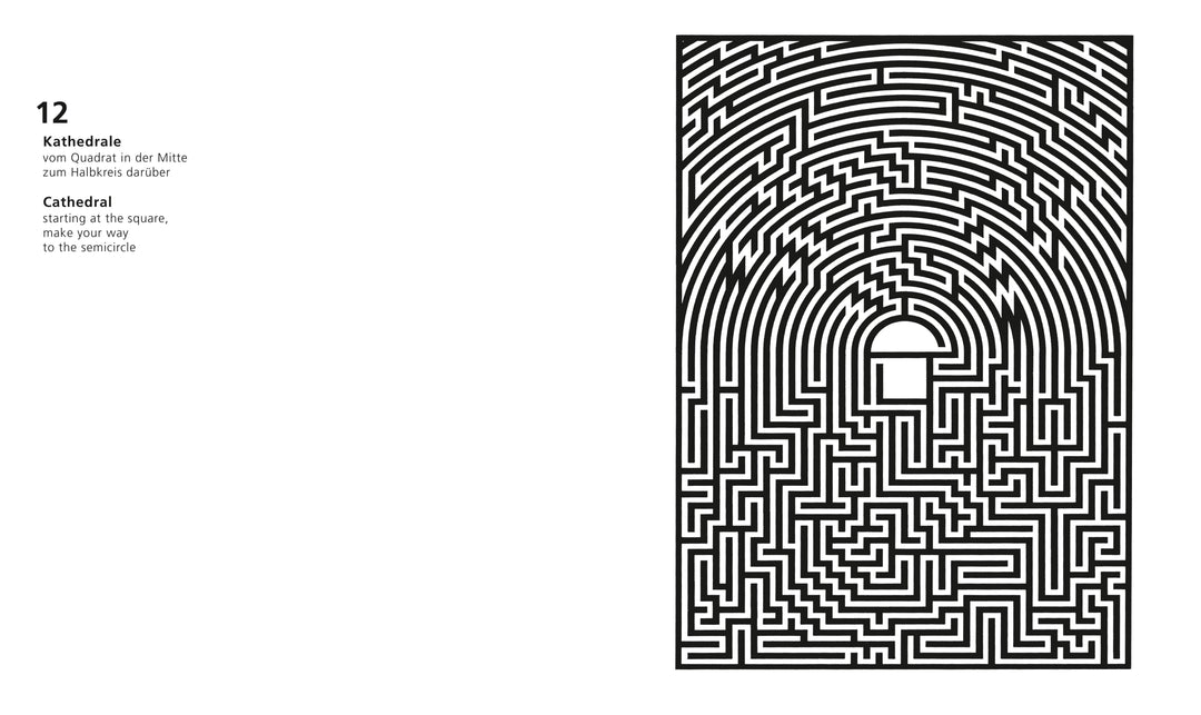 Meisterhafte Labyrinthe. 80 handgezeichnete Irrgärten zum Nachzeichnen und A...