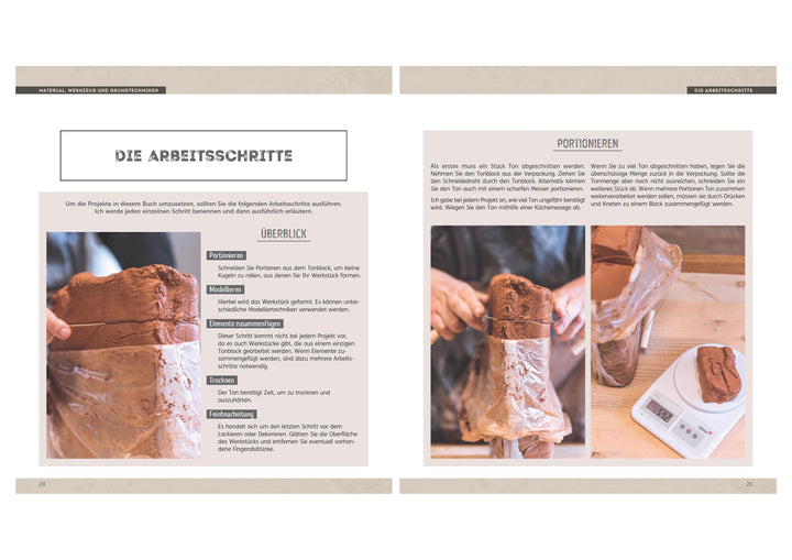 Töpfern leicht gemacht - ohne Scheibe mit selbsthärtendem Ton | Cambot, Sarah