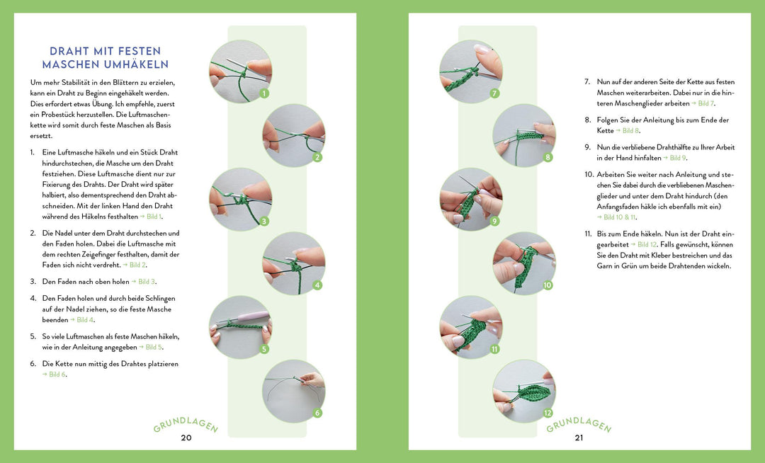 Mein bunter Häkelgarten - 100 wunderschöne Blumen und Blüten häkeln zum Deko...