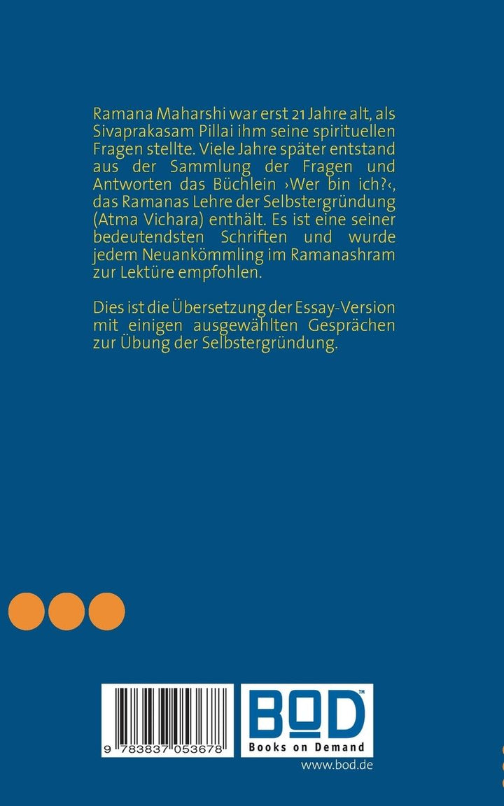 "Wer bin ich?" | Maharshi, Ramana