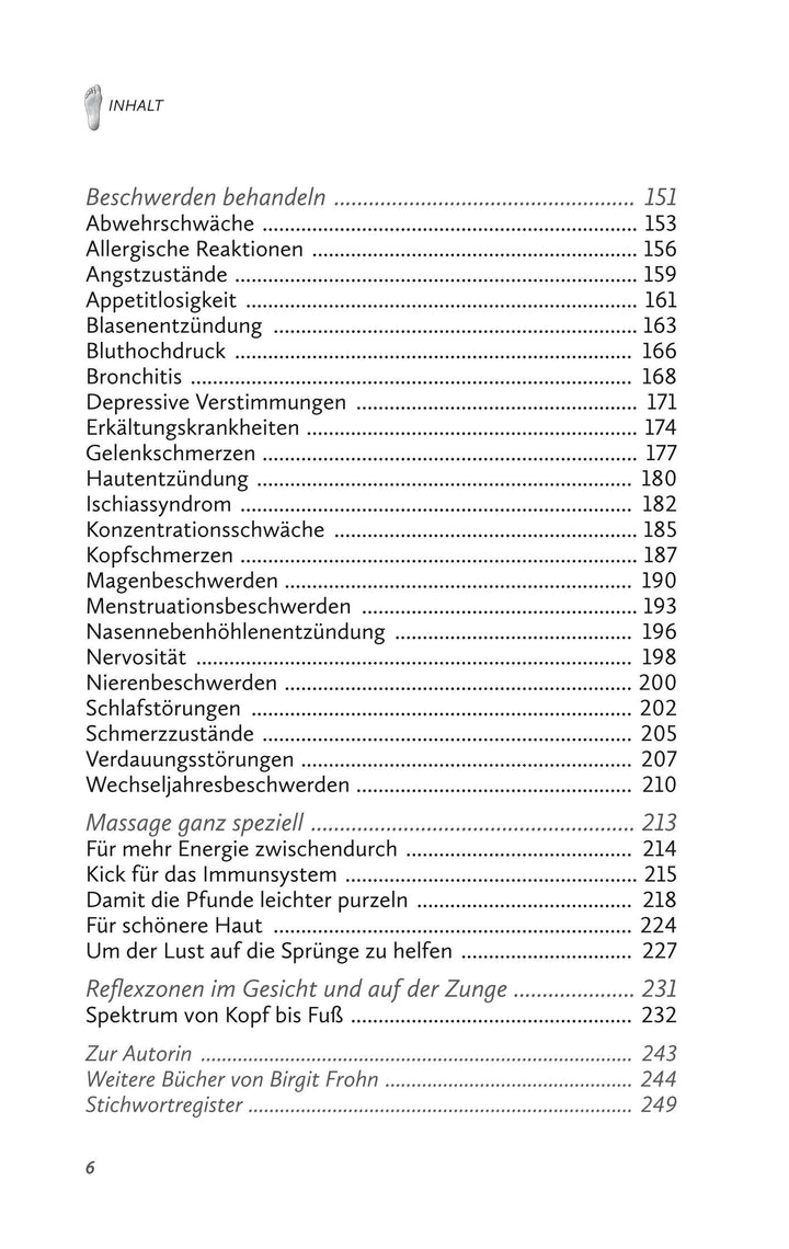 Reflexzonenmassage. Sanfte Selbstheilung von Kopf bis Fuß | Frohn, Birgit