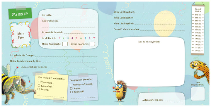 Mein großes Zoo Kindergarten-Freundebuch | Schoenwald, Sophie