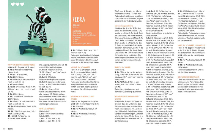 Sweet Minis häkeln - 23 wilde Dschungeltiere | Borges, Inga