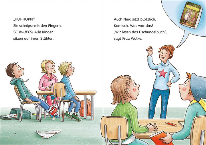 Leselöwen 1. Klasse - Hilfe, unsere Lehrerin kann zaubern! | Wiechmann, Heike