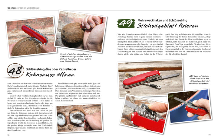 100 Hacks mit dem Schweizer Messer | Lang, Oliver