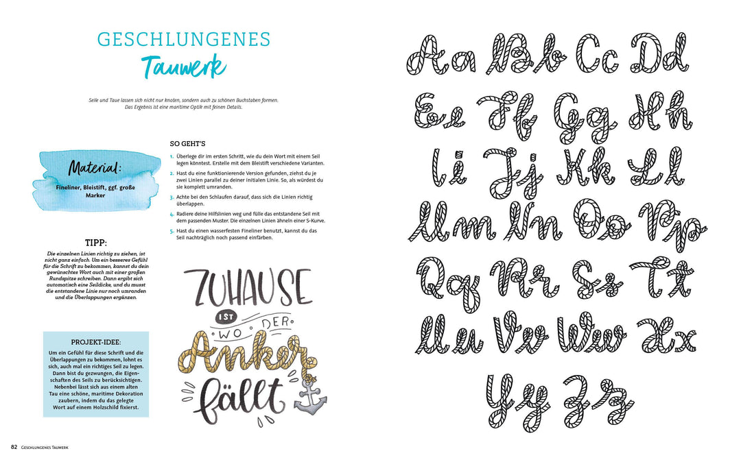 Handlettering 44 Alphabete - Für alle Anlässe - Band 2 | Strauß, Timo