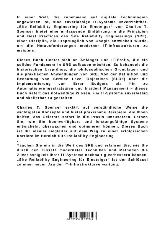 Site Reliability Engineering für Einsteiger | Spencer, Charles T.