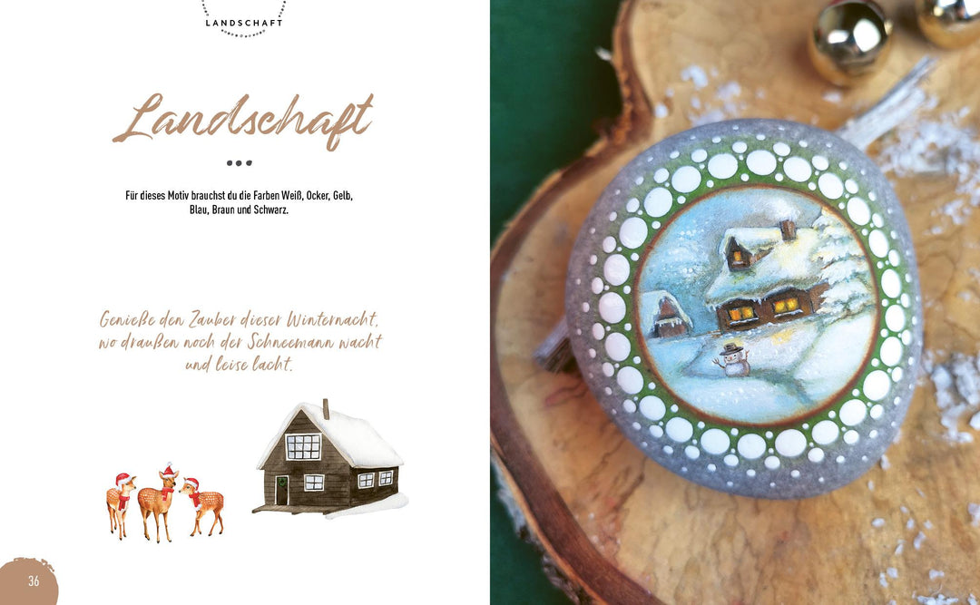 Weihnachts- und Wichtelsteine malen | Kaiser, Marion