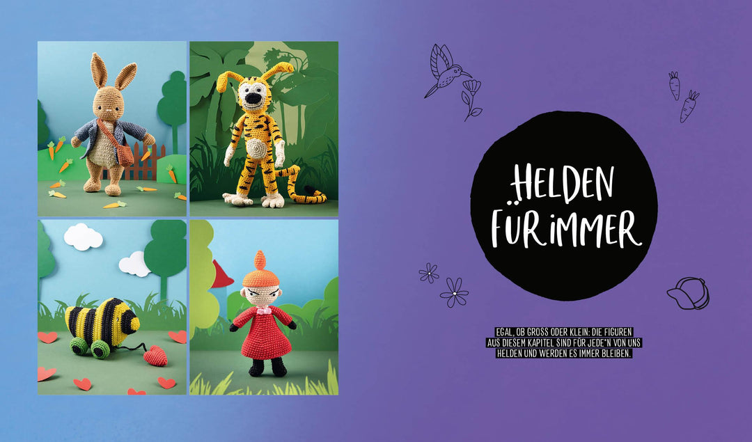 Helden der Kindheit - Das Häkelbuch - Band 5 | Urbanneck, Linda | Borges, Inga