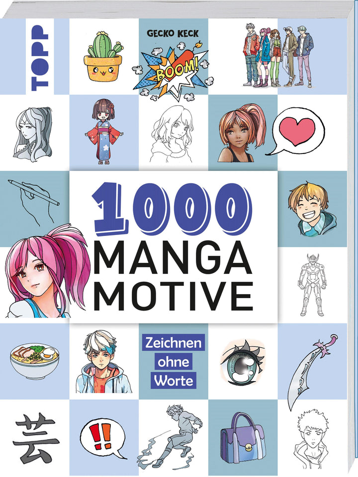 1000 Manga Motive zeichnen | Keck, Gecko