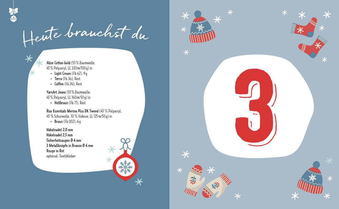 Mein Adventskalender-Häkelbuch: Sweet Minis Christmas | Nikolenko, Claudia