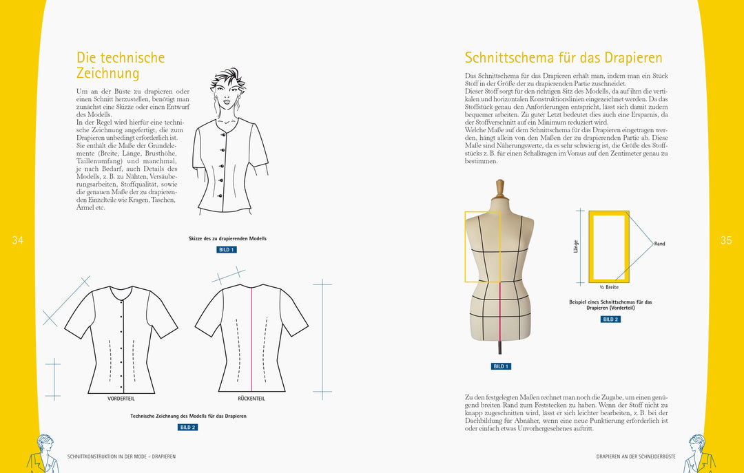 Drapieren an der Schneiderpuppe | Gilewska, Teresa