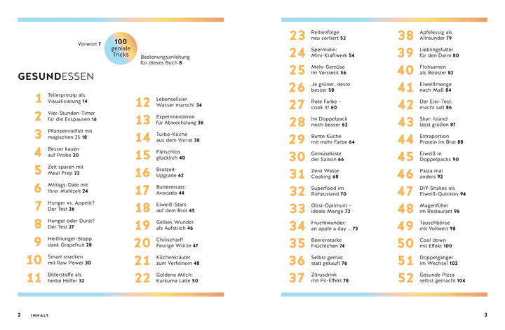 100 geniale Tricks für eine gesunde Ernährung | Riedl, Matthias