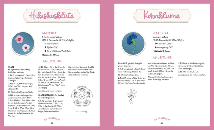 Mein bunter Häkelgarten - 100 wunderschöne Blumen und Blüten häkeln zum Deko...
