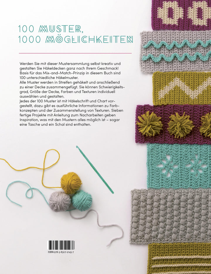 Mix & Match Farbenfrohe Decken häkeln | Crick, Esme