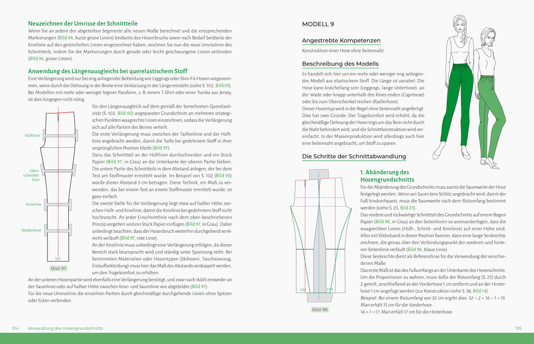 Schnittkonstruktion in der Mode: Hosen | Gilewska, Teresa