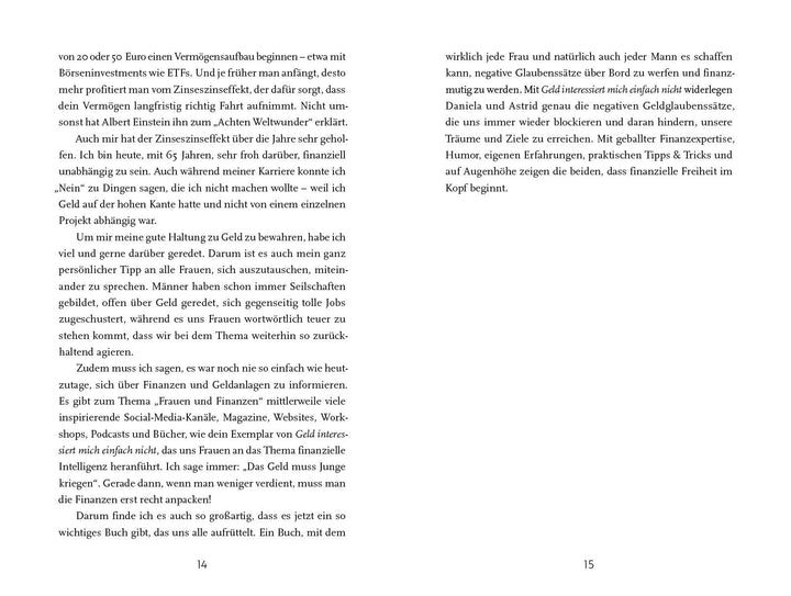 "Geld interessiert mich einfach nicht" | Zehbe, Astrid | Meyer, Daniela