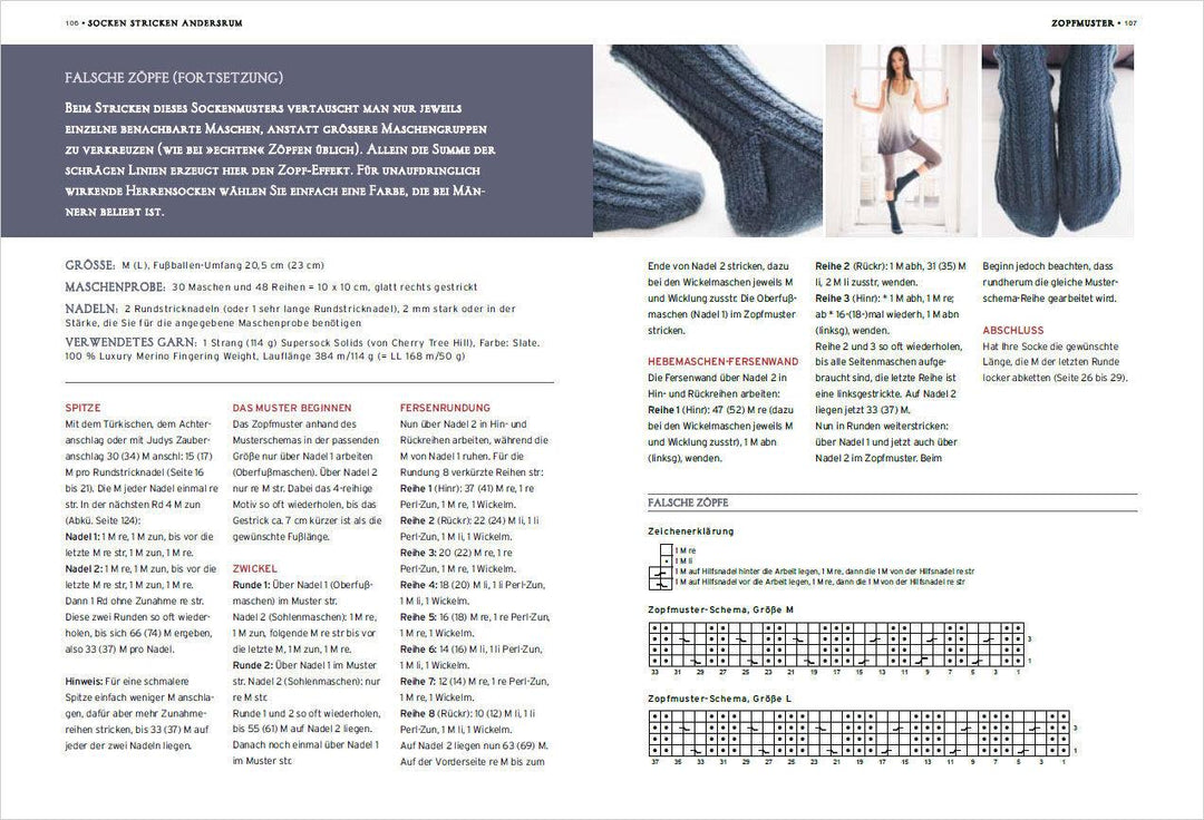 Socken stricken andersrum - Von der Spitze zum Bündchen. Die geniale Methode...