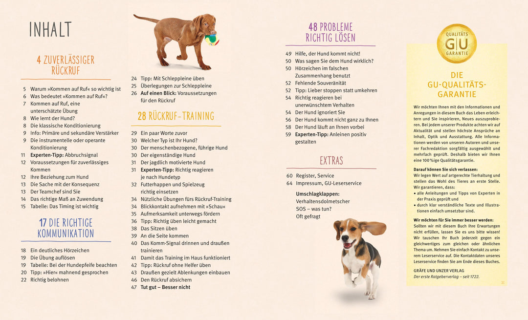 Rückruf-Training für Hunde | Schlegl-Kofler, Katharina