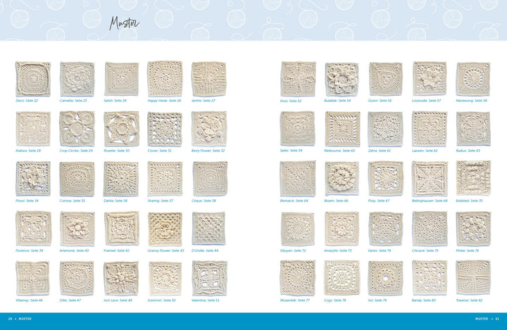 Granny Squares mit Stil | Husband, Shelley | @Spincushions