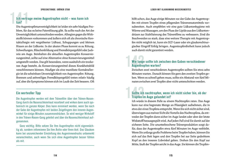 In der Sprechstunde: Grüner Star; Erkennen - verstehen - behandeln | Grohman...